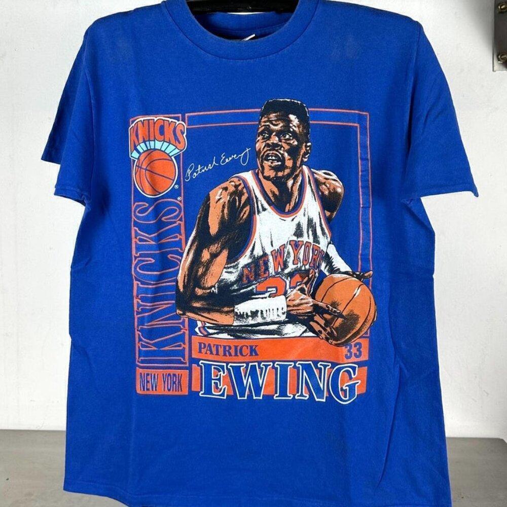 9S Patrick Ewing New York Knicks Basketball Card Nba Blue Shirt Kl789